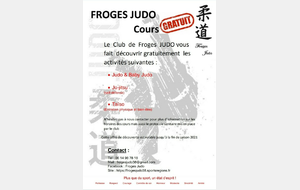 Cours de Judo gratuits