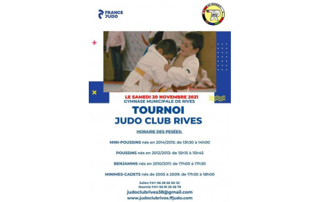 Tournoi de Rives 20 Nov. (poussins, benjamin, minimes et cadets) cliquez ici